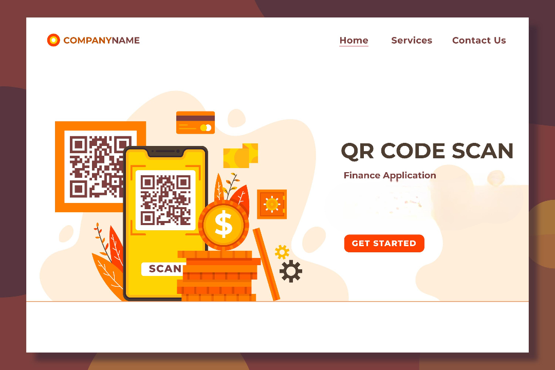 Restaurant digital menu system with QR codes displaying food options and ordering technology for enhanced customer dining experience