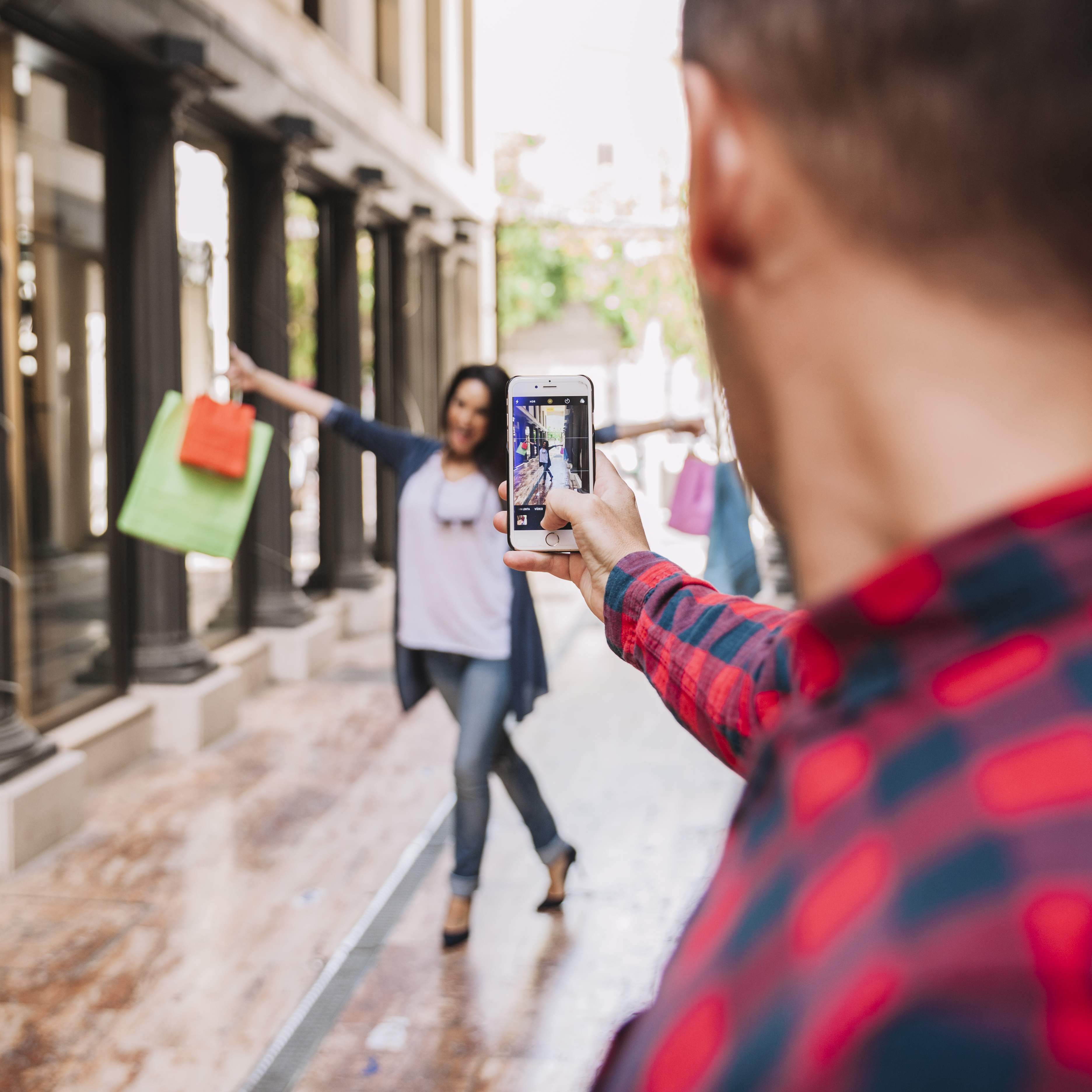 Shopping experience enhanced with social media QR codes for customer engagement and brand community building